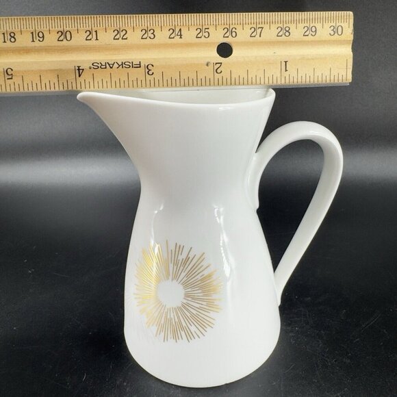 Rosenthal Sunburst Creamer Raymond Loewry Germany Porcelain MCM Porcelain VTG - Picture 4 of 11